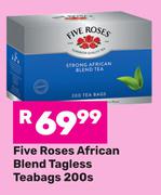 Five Roses African Blend Tagless Teabags-200s