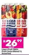 Liqui Fruit 100% Fruit Juice Blend Assorted-1L Each