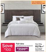 Fairview Headboard & Pedestal