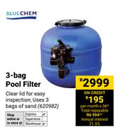 Blue Chem 3 Bag Pool Filter