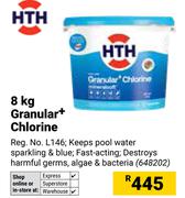 HTH 8Kg Granular+ Chlorine