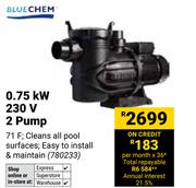 Blue Chem 0.75 KW 230V 2 Pump