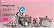 Always Home 20 Piece Stainless Steel Finish-Per Set