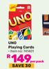 Uno Playing Cards-Per Pack