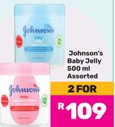 Johnson's Baby Jelly Assorted-For 2 x 500ml