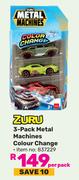 Zuru 3-Pack Metal Machines (Colour Change)-Per Pack