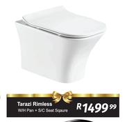 Tarazi Rimless W/H Pan + S/C Seat Square