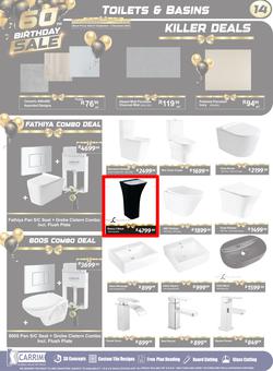 K Carrim Builders Mecca : 60th Birthday Sale (27 September - 02 December 2024), page 14