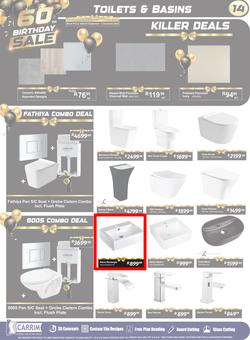 K Carrim Builders Mecca : 60th Birthday Sale (27 September - 02 December 2024), page 14