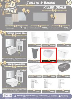 K Carrim Builders Mecca : 60th Birthday Sale (27 September - 02 December 2024), page 14