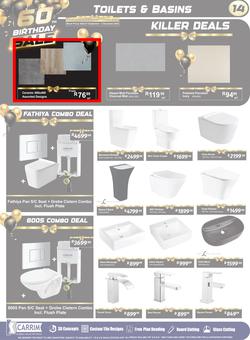 K Carrim Builders Mecca : 60th Birthday Sale (27 September - 02 December 2024), page 14