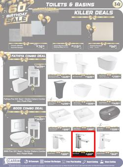 K Carrim Builders Mecca : 60th Birthday Sale (27 September - 02 December 2024), page 14