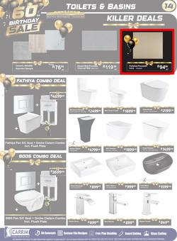 K Carrim Builders Mecca : 60th Birthday Sale (27 September - 02 December 2024), page 14