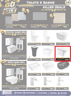 K Carrim Builders Mecca : 60th Birthday Sale (27 September - 02 December 2024), page 14