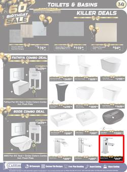 K Carrim Builders Mecca : 60th Birthday Sale (27 September - 02 December 2024), page 14
