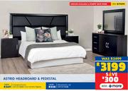 Astrid Headboard & Pedestals