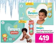 Pampers Pants Or Premium Care Mega Box (Assorted Sizes)-Each