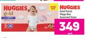 Huggies Gold Pants Mega Box (Assorted Sizes)-Each