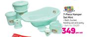 Baby Care 7 Piece Hamper Set Mint-Per Set