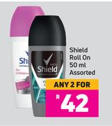 Shield Roll On Assorted-For Any 2 x 50ml  