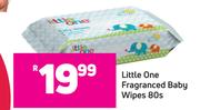Little One Fragranced Baby Wipes-80s