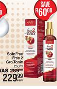 SofnFree Free2 Gro Tonic-250ml Each