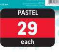 Pen Gear File Dividers Board 10 Tab Pastel-Each