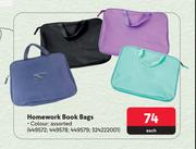 Kenzel Homework Book Bags-Each