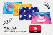Kenzel A4 Carry Folders-Each 