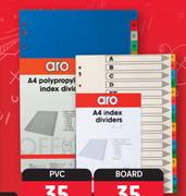 Aro File Dividers 16 Tab A-Z PVC-Each