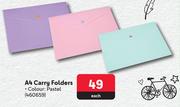 Kenzel A4 Carry Folders-Each 