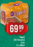 Esprit(All Variants)Cans-6x440ml Per Pack