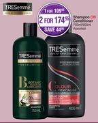 TRESemme Shampoo Or Conditioner Assorted-For 2 x 750ml/900ml 