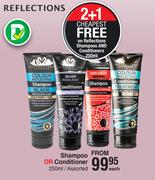Reflections Shampoo Or Conditioner Assorted-250ml Each
