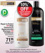 Supreme Repair & Protect Or Deep Cleansing & Replenishment Shampoo Or Conditioner-828ml/946ml Each