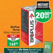 Bio Plus Syrup Assorted-500ml