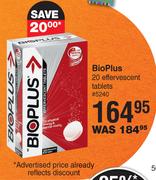 Bio Plus 20 Effervescent Tablets
