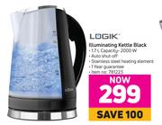 Logik Illuminating Kettle Black