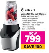 Meiger Vortex 1000W Nutriblender 8 Piece EG-SBUB02
