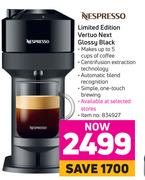 Nespresso Limited Edition Vertuo Next Glossy Black