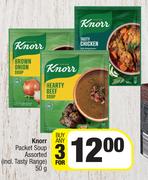 Knorr Packet Soup Assorted-For 3 x 50g