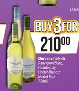 Durbanville Hills Sauvignon Blanc, Chardonnay,Chenin Blanc Or Merlot Rose-For 3 x 750ml