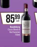 Roodeberg Classic Blend Of Red Varietals-750ml Each