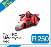 Toy - RC Motorcycle - Red