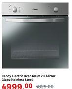 Candy Electric Oven 60cm 70L Mirror Glass Stainless Steel
