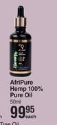 Afri Pure Hemp 100% Pure Oil-50ml Each