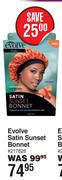 Evolve Satin Sunset Bonnet