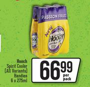 Hooch Spirit Cooler (All Variants) Handies-6x275ml Per Pack