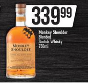 Monkey Shoulder Blended Scotch Whisky-750ml