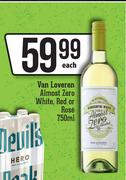 Van Loveren Almost Zero (White, Red Or Rose)-750ml Each